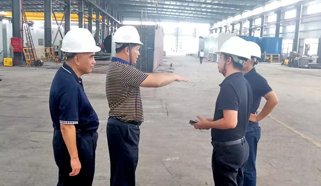 肇庆高新区党工委关键副书记一行莅临鹏凯新工厂考察调研