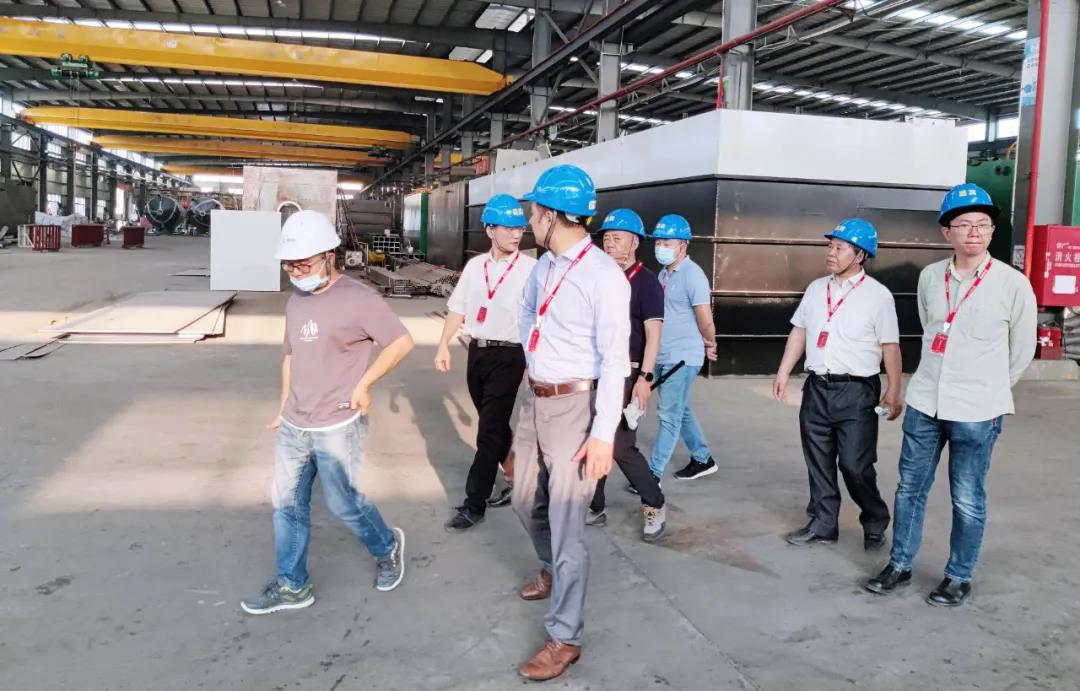 参观鹏凯环境生产基地