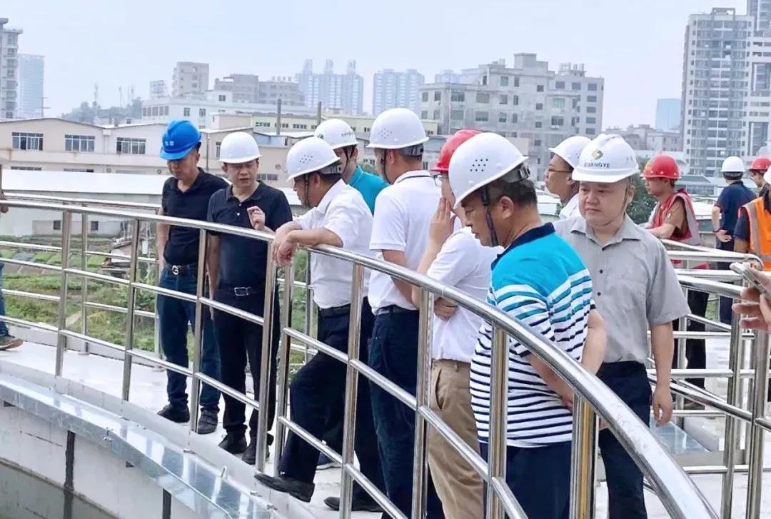 考察装配式污水厂