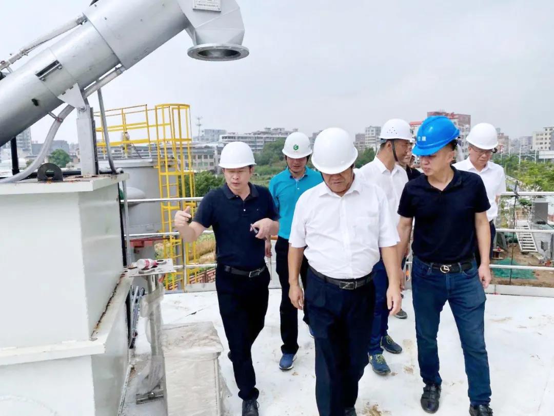 考察装配式污水厂