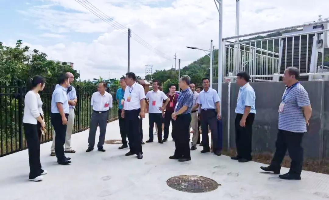 考察装配式污水厂