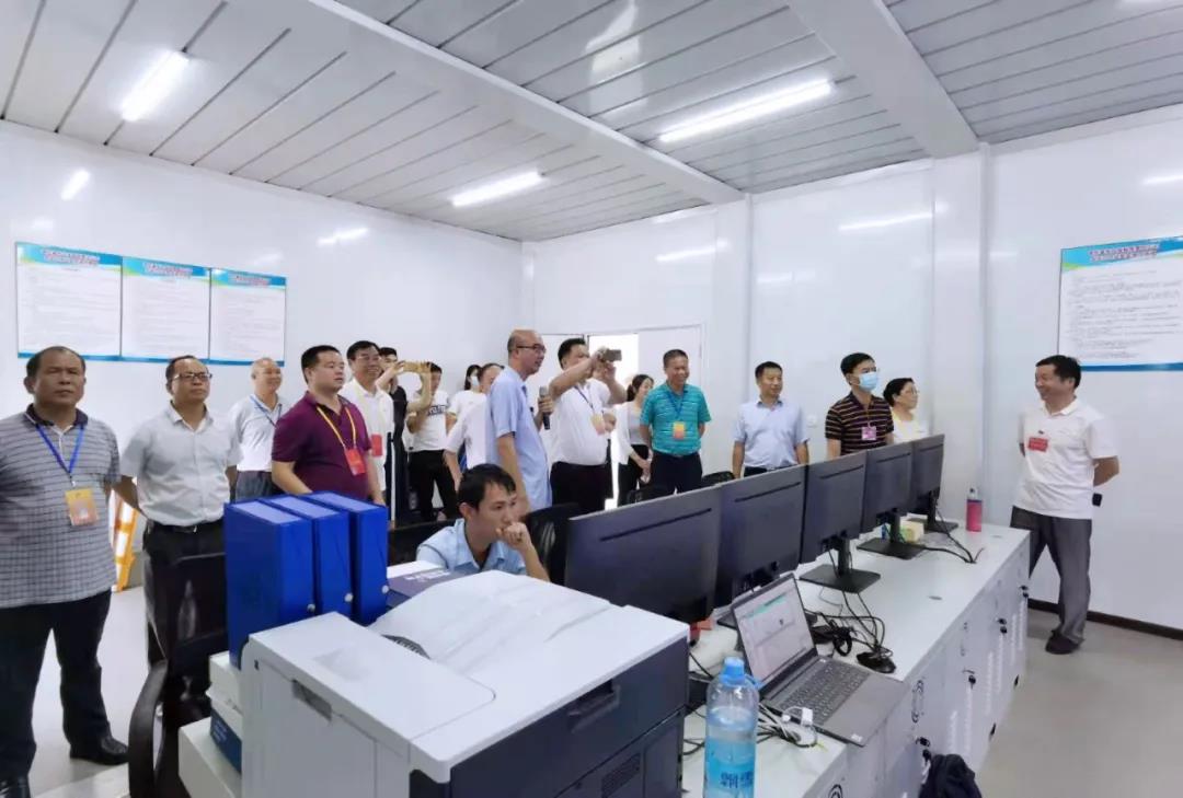 考察装配式污水厂